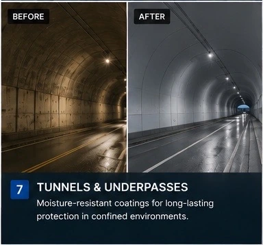 Tunnel and underpass