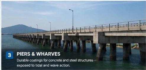 Piers and wharves
